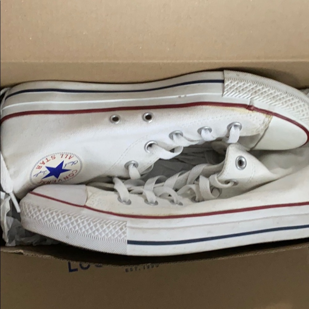 White high top converse